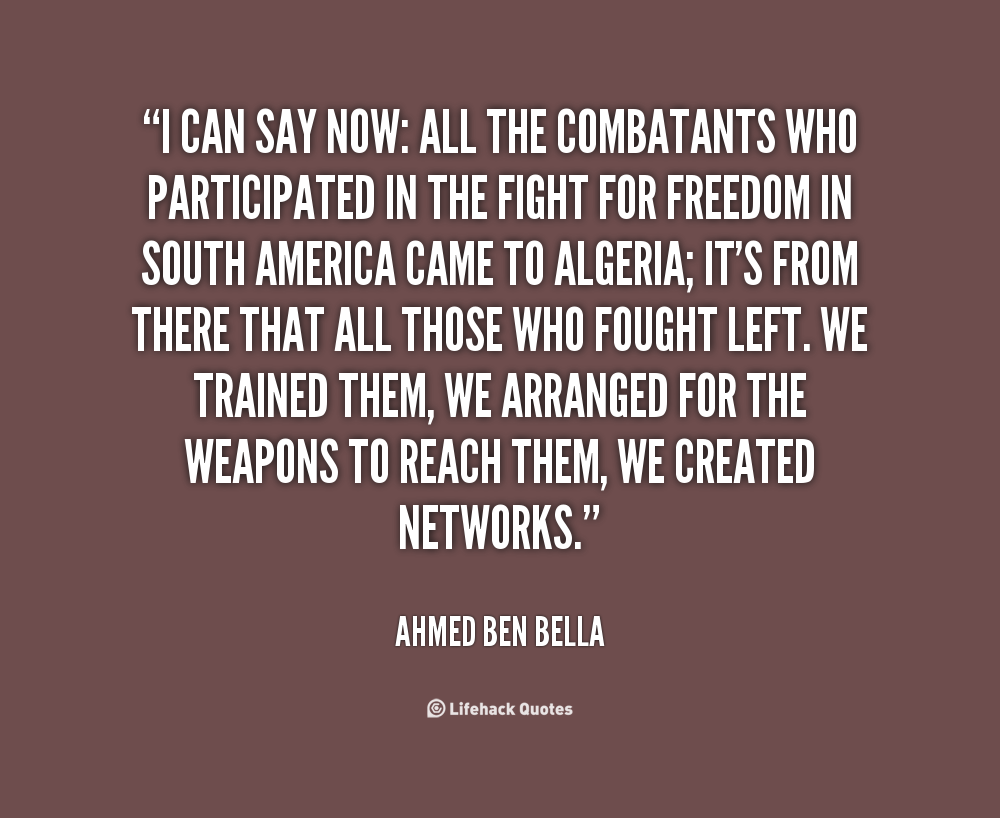 Ahmed Ben Bella's quote #6