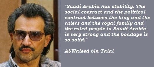 Al-Waleed bin Talal's quote
