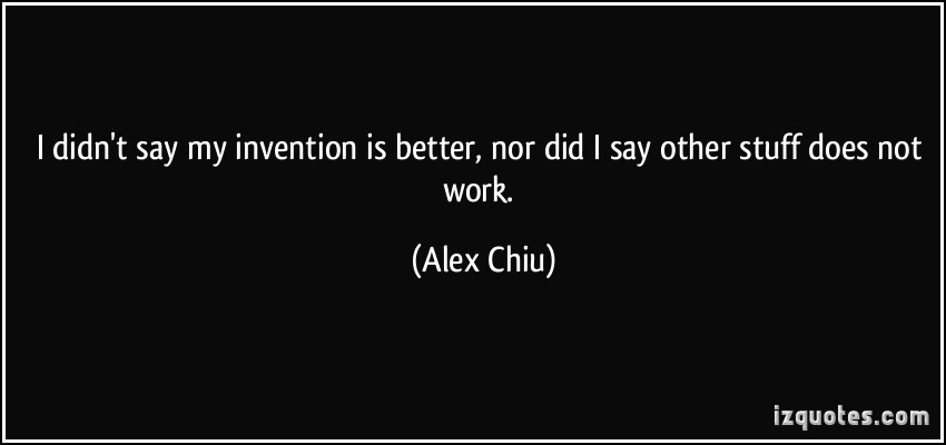 Alex Chiu's quote