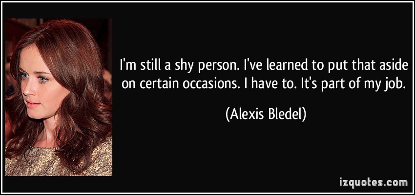 Alexis Bledel's quote
