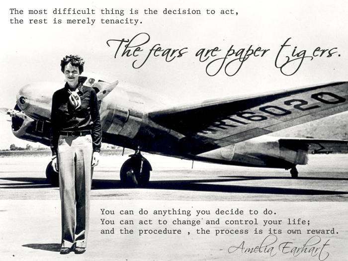 Amelia Earhart's quote #1