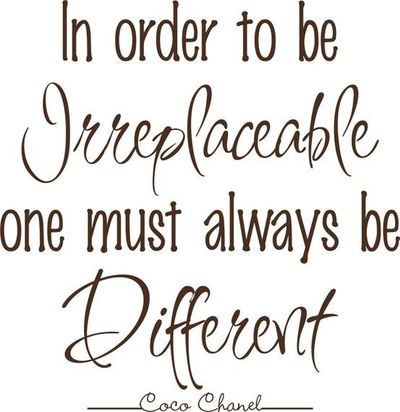 Being Different quote