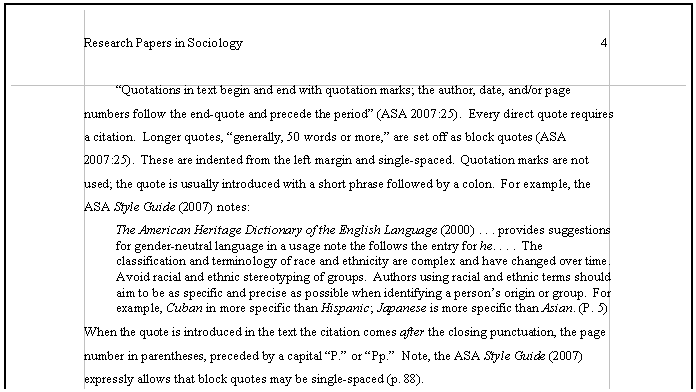 When to indent quotations in an essay