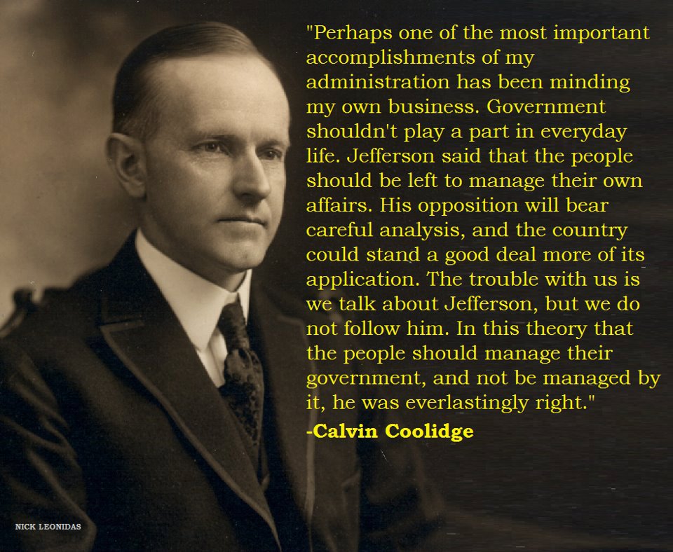 Calvin Coolidge's quote #1