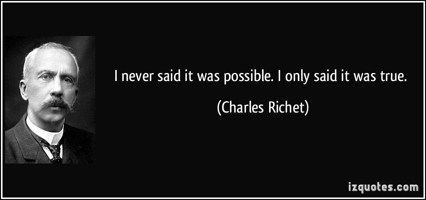 Charles Richet's quote