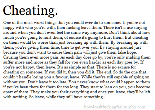 Cheating quote #4
