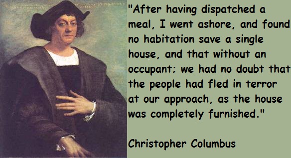 Columbus quote #1
