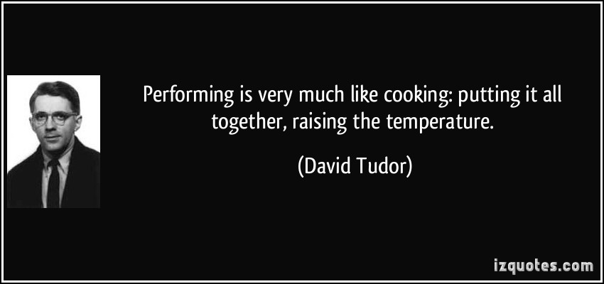 David Tudor's quote