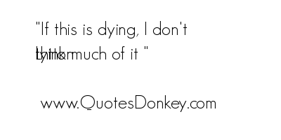Dying quote #2