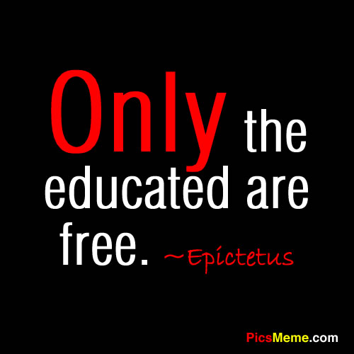Educated quote #4