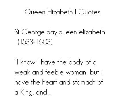 Elizabeth I quote #2
