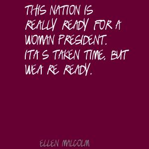 Ellen Malcolm's quote #5