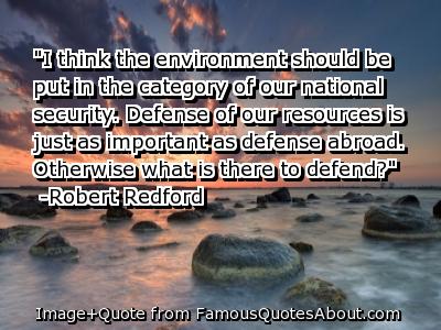 Environmental quote #6