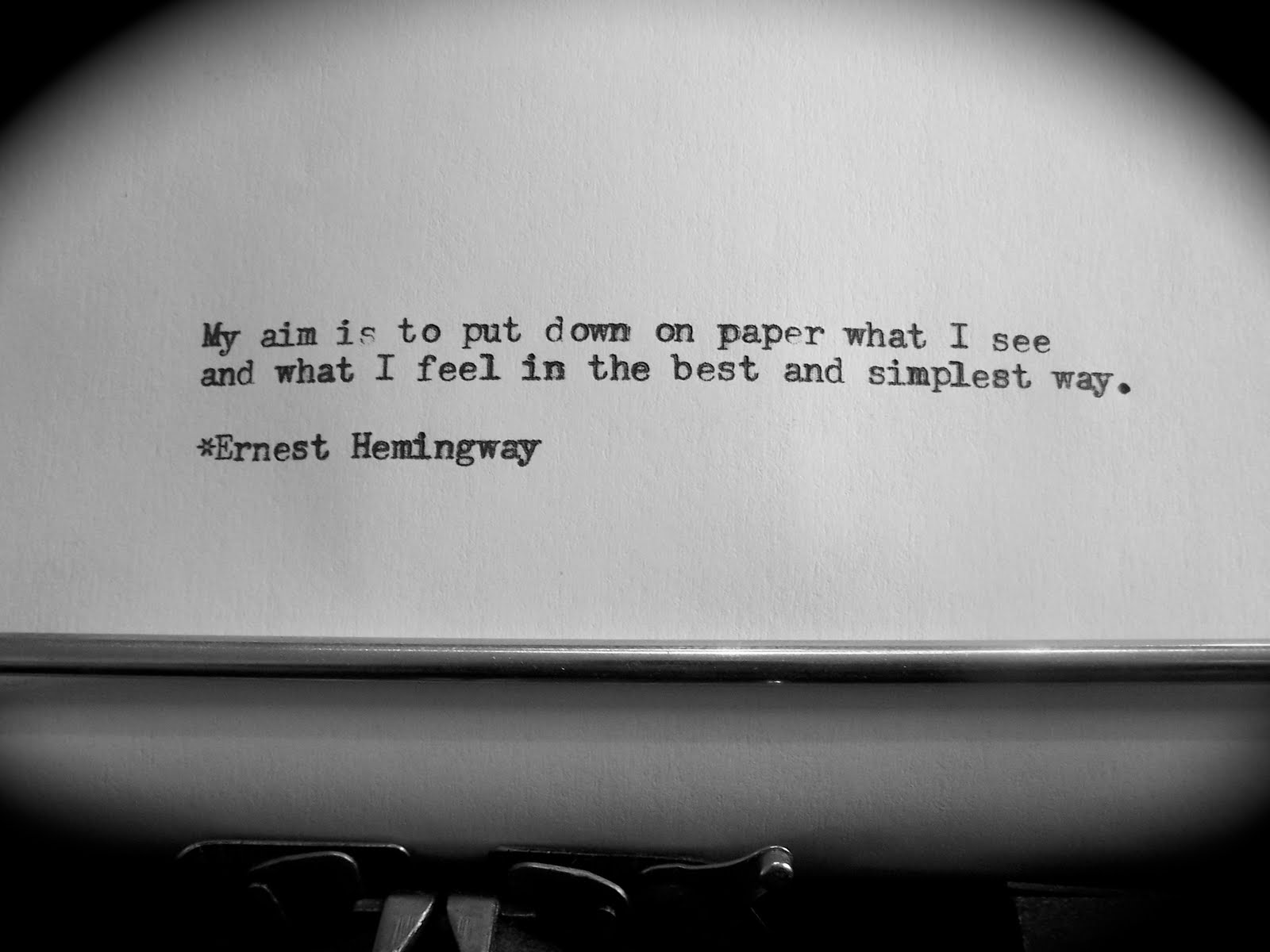 Ernest Hemingway quote #1