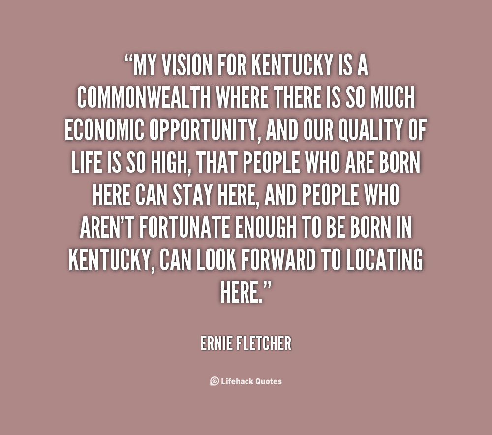 Ernie Fletcher's quote