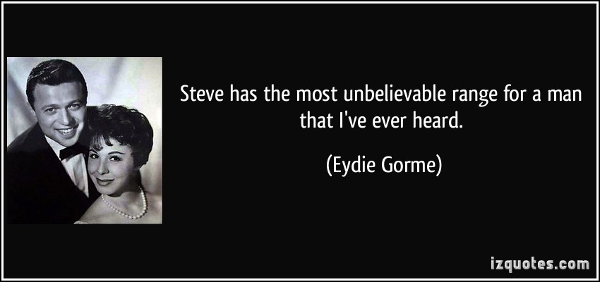 Eydie Gorme's quote