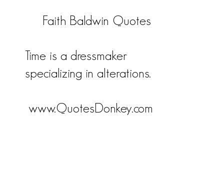 Faith Baldwin's quote
