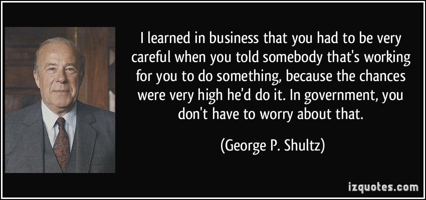 George P. Shultz's quote