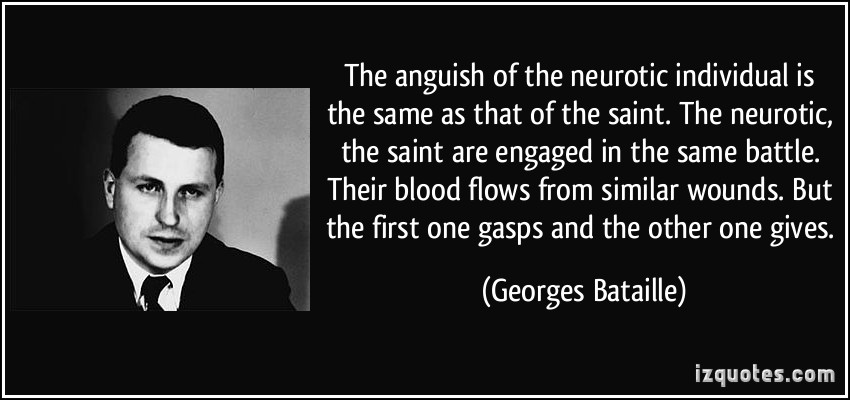 Georges Bataille's quote