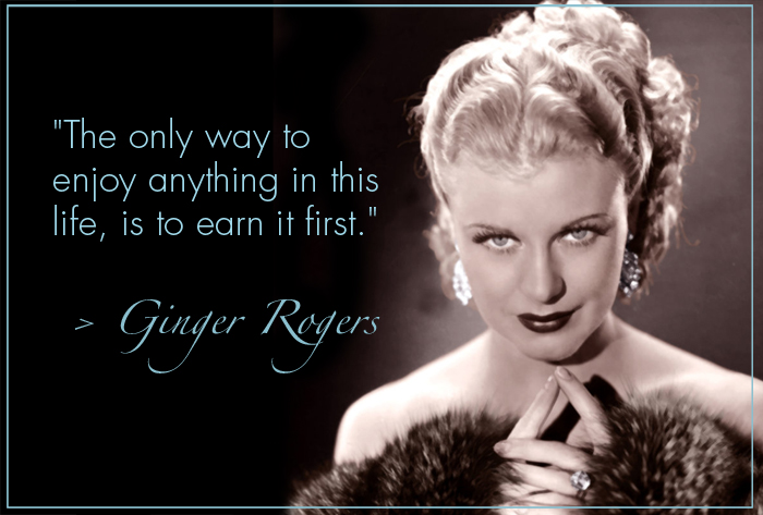 Ginger Rogers's quote