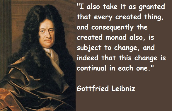 Gottfried Leibniz's quote