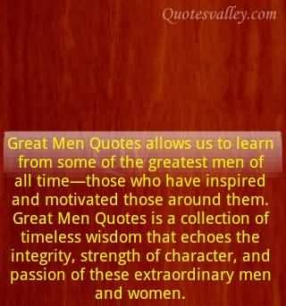 Greatest Men quote