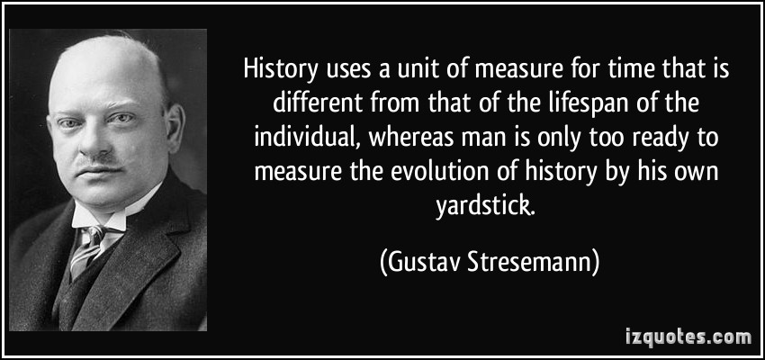 Gustav Stresemann's quote
