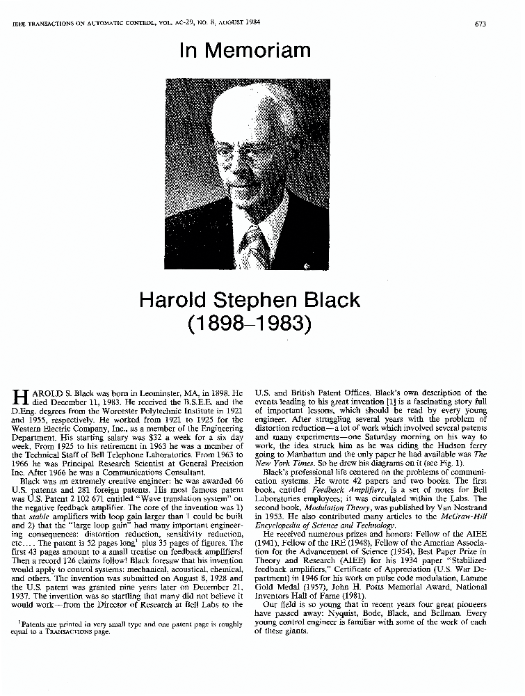 Harold Stephen Black's quote