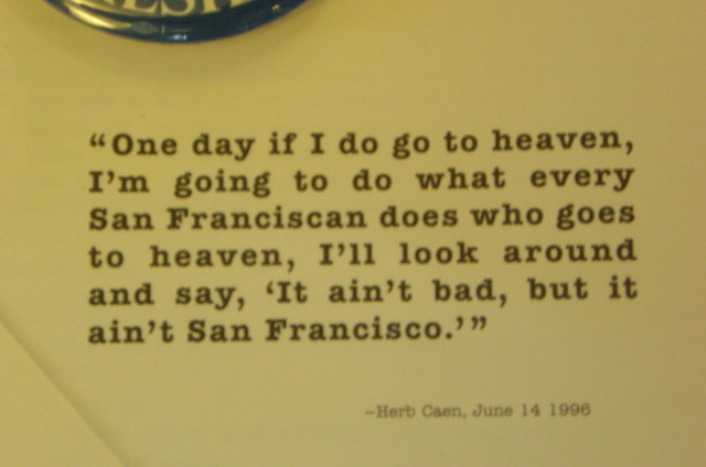Herb Caen's quote #2