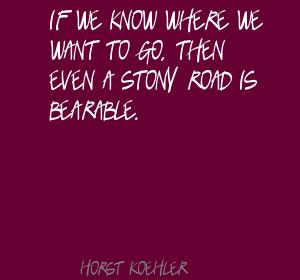 Horst Koehler's quote