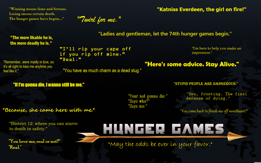 Hunger Games quote #2