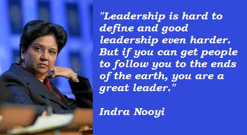 Indra Nooyi's quote