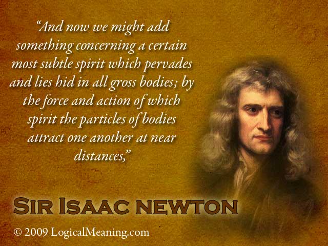 Isaac Newton's quote