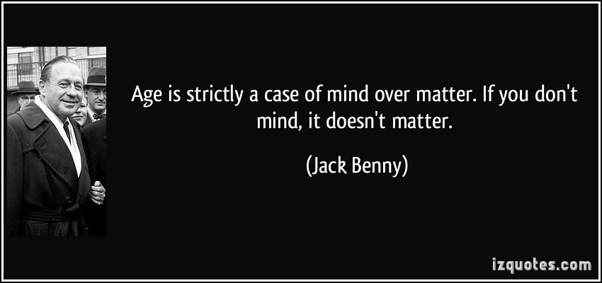 Jack Benny quote