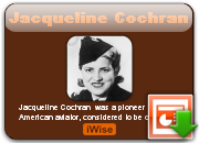 Jacqueline Cochran's quote