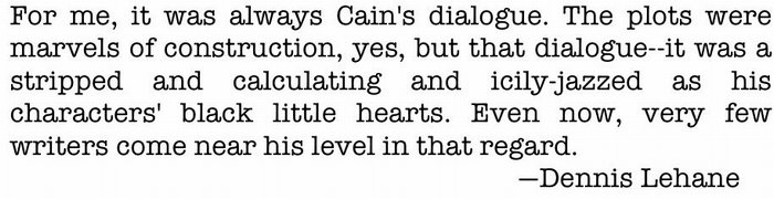 James M. Cain's quote #1