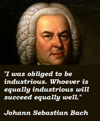 Johann Sebastian Bach's quote