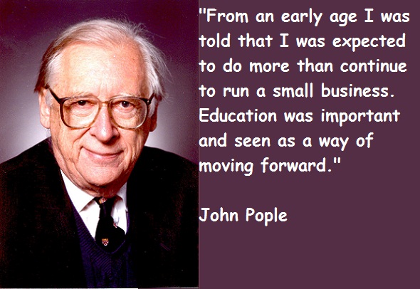 John Pople's quote #1