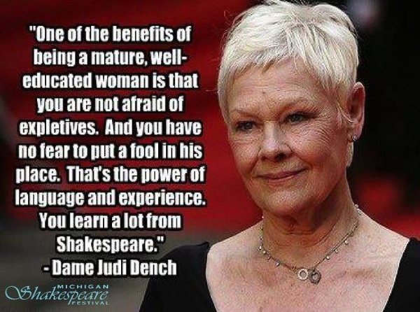 Judi Dench quote #2