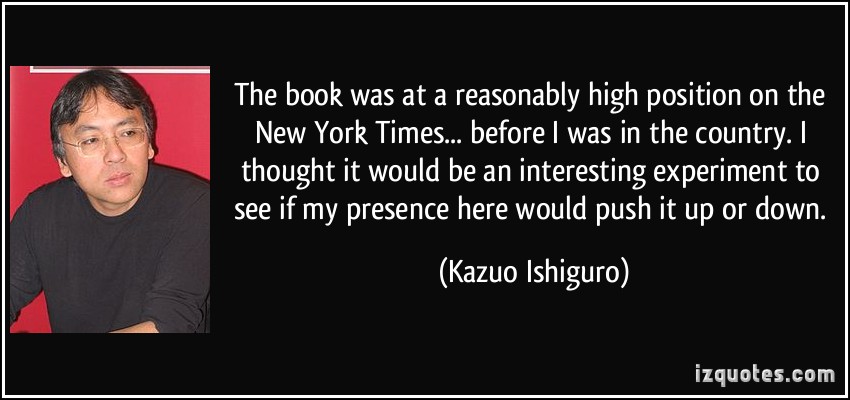 Kazuo Ishiguro's quote