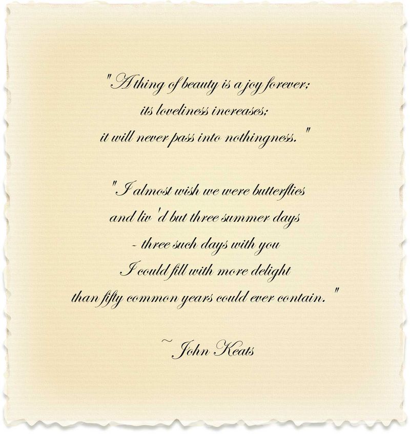 Keats quote #1