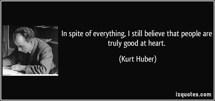 Kurt Huber's quote