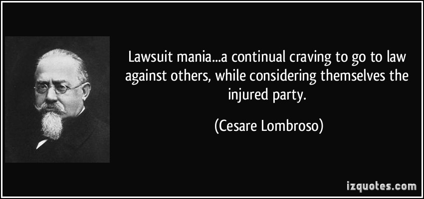 Lawsuit quote #1