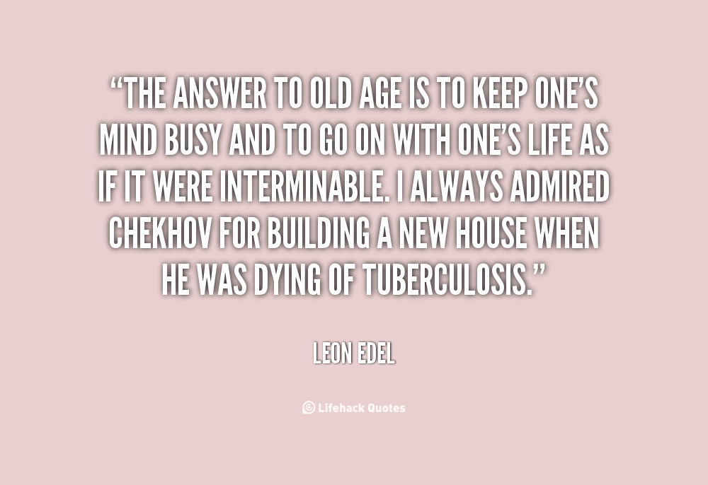 Leon Edel's quote