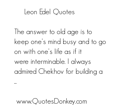 Leon Edel's quote #1