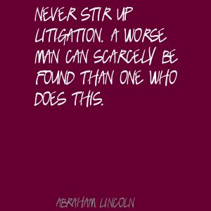 Litigation quote #1