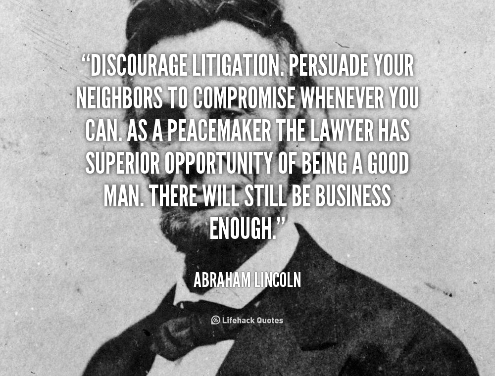 Litigation quote #1