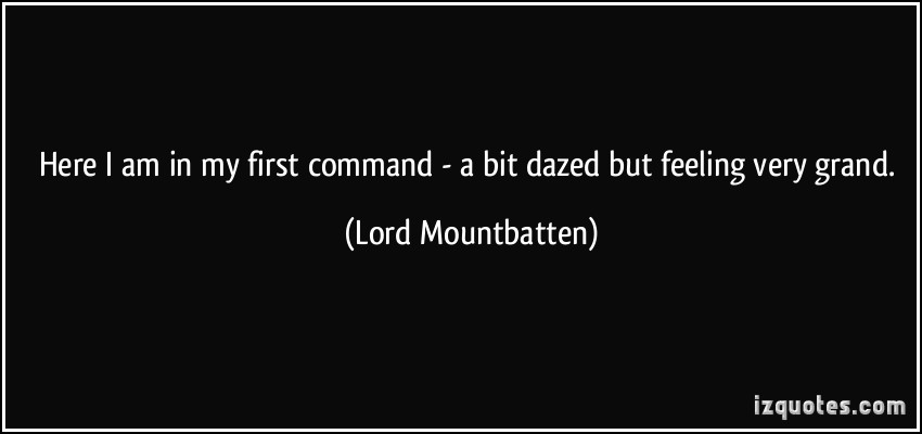 Lord Mountbatten's quote
