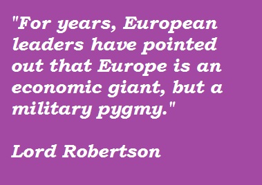 Lord Robertson's quote #2