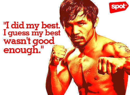 Manny Pacquiao's quote